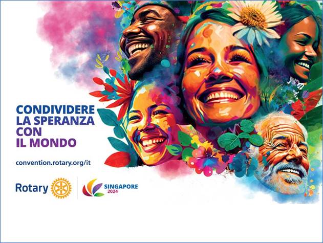 A Singapore la Convention 2024 del Rotary International