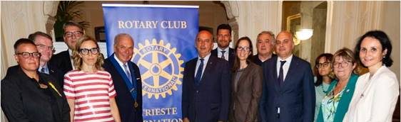 RC Trieste International: Il Club incontra il Sindaco di Trieste e ospiti diplomatici