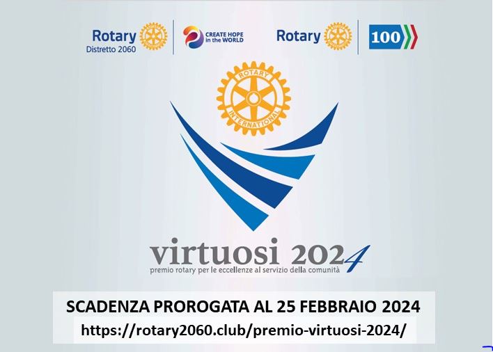 Prorogato al 25 febbraio il bando del premio “Virtuosi 2024”